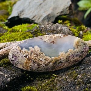 Moss agate scenic landscape